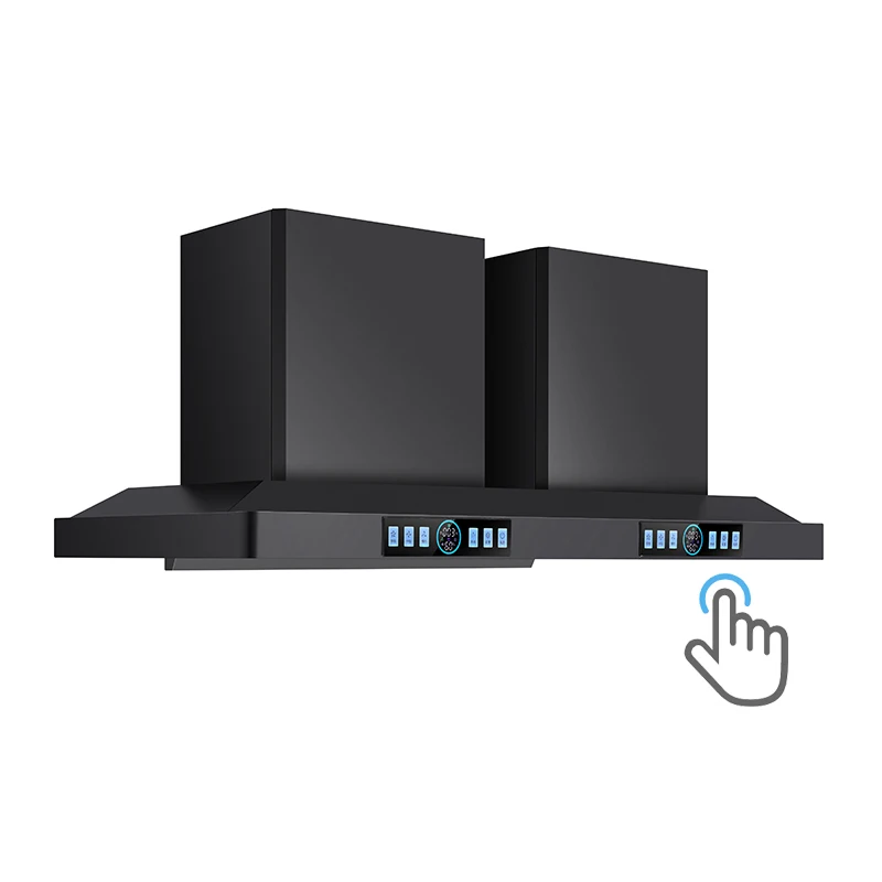 

Top suction range hood ceiling mounted commercial kitchen
