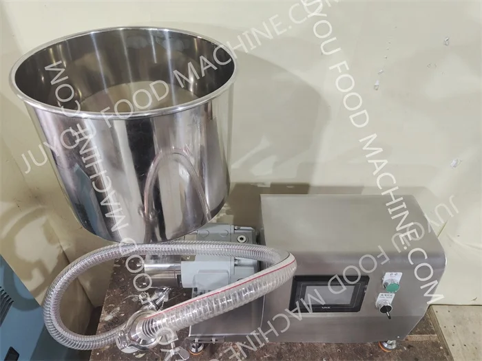 Semi-automatic Cream Filler Filling Machine Puff Core Injection Machine Cup Cakes Depositor Machine