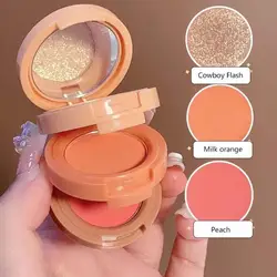 3 In 1 Contouring Highlight Blush All-in-one Palette Face Brightening Matte Eye Shadow Contouring Palette Effective Matte