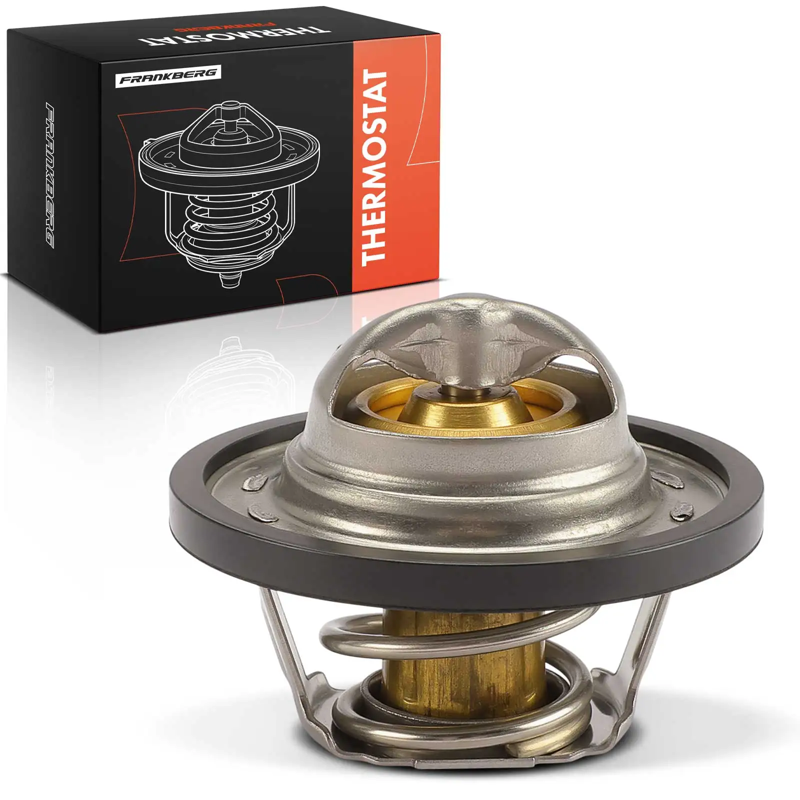 Frankberg 1x thermostaatkoelvloeistof voor Ford Capri III Sierra Transit Chevrolet Cruze 1571879 6100629 202198 81 HF8575AA 1338053