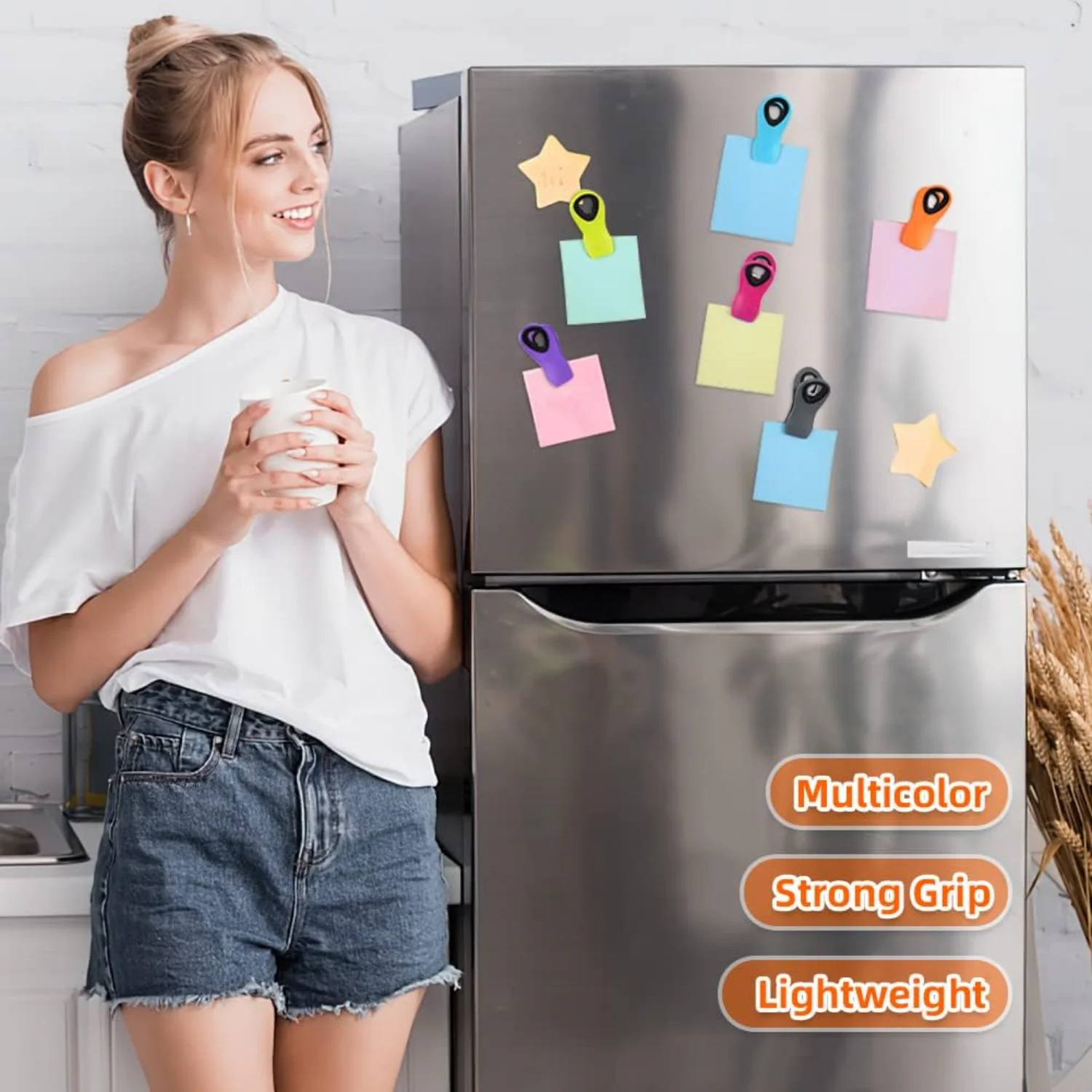 Зажимы для пакетов с чипсами, 12 упаковок маленьких зажимов для упаковок пищевых продуктов в холодильнике, пакетов для закусок, фотографий, зажимов для пищевых пакетов разных размеров, пластиковые H