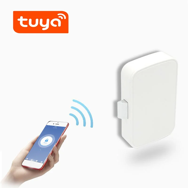 جديد-Tuya APP قفل خزانة ذكي لاسلكي بدون مفتاح للتحكم عن بعد لمكافحة سرقة غير مرئية