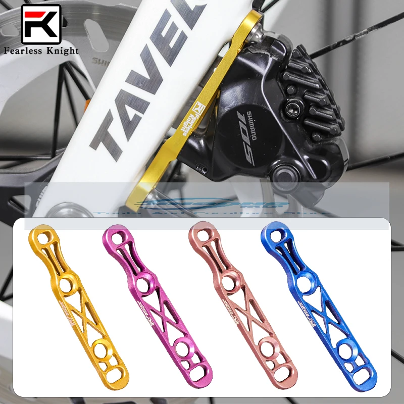 

Fearless knight road car aluminum alloy front disc brake conversion seat ultra-light 140/160 disc brake conversion seat