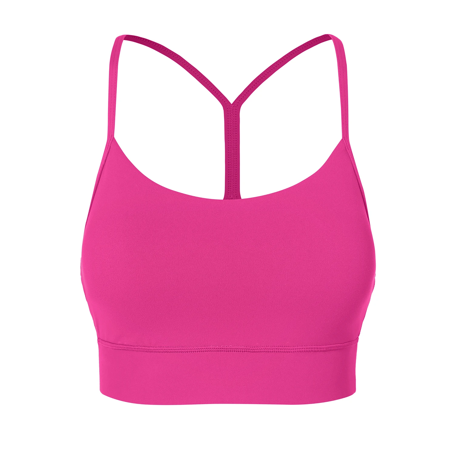 Crz yoga womens butterluxe y-back racerback sutiã esportivo-espaguete tiras finas colher pescoço atlético acolchoado yoga bra