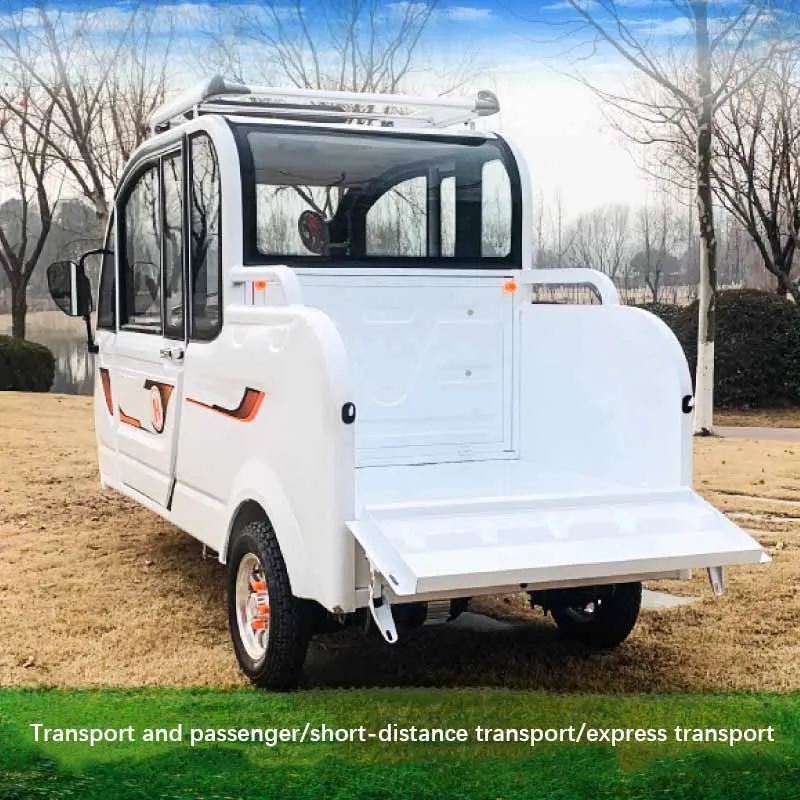 Pickup Truck Camper High Quality Taxi Electric Tricycle 3 Wheel Electric Tricycle For Passenger