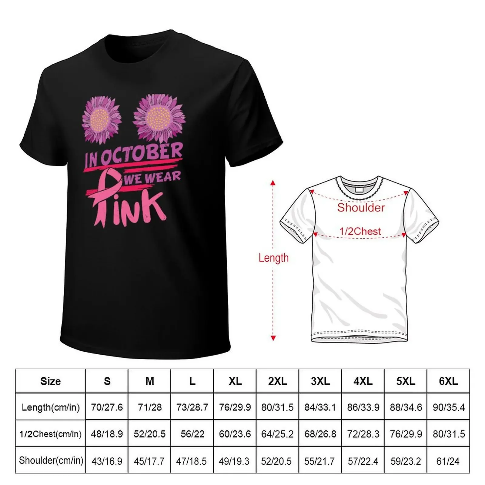 breast cancer awareness T-Shirt oversizeds blanks quick-drying anime stuff mens graphic t-shirts big and tall