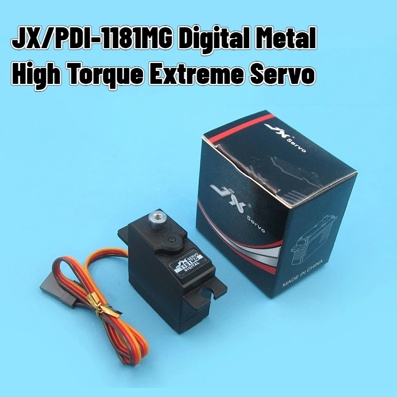 

JX/PDI-1181MG 17g Metal Tooth Medium-sized High Torque Digital Extreme Servo for RC Model Aircraft Car Boat Robot