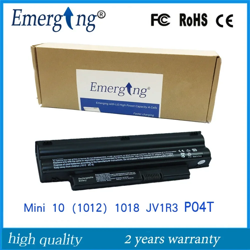 

6 ячеек, 11,1 В, новый аккумулятор для ноутбука Dell Inspiron Mini 10 1012 312-0966 G9PX2 1012n mini1018 MIMI10-1018