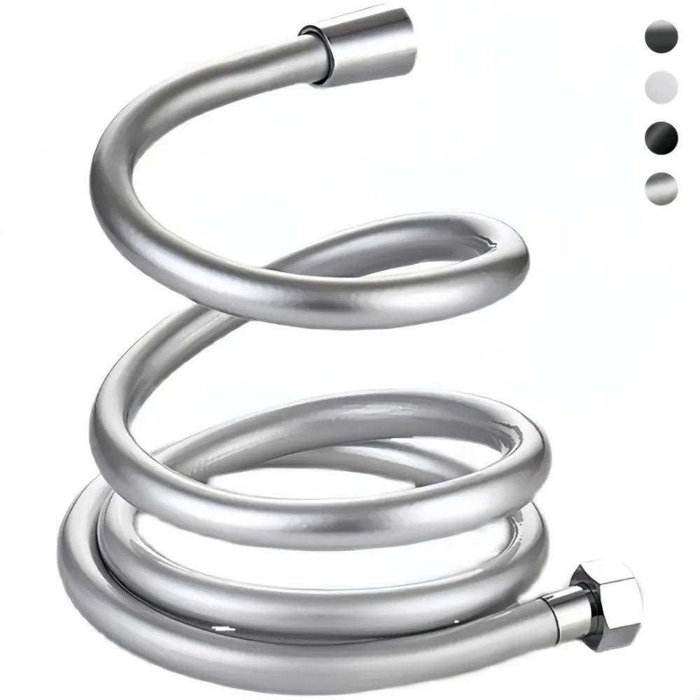 

Universal PVC Handheld Shower Head Hose Flexible Anti Winding Explosion Proof Water Pipe Bathroom Faucet Hose Extension Pipe