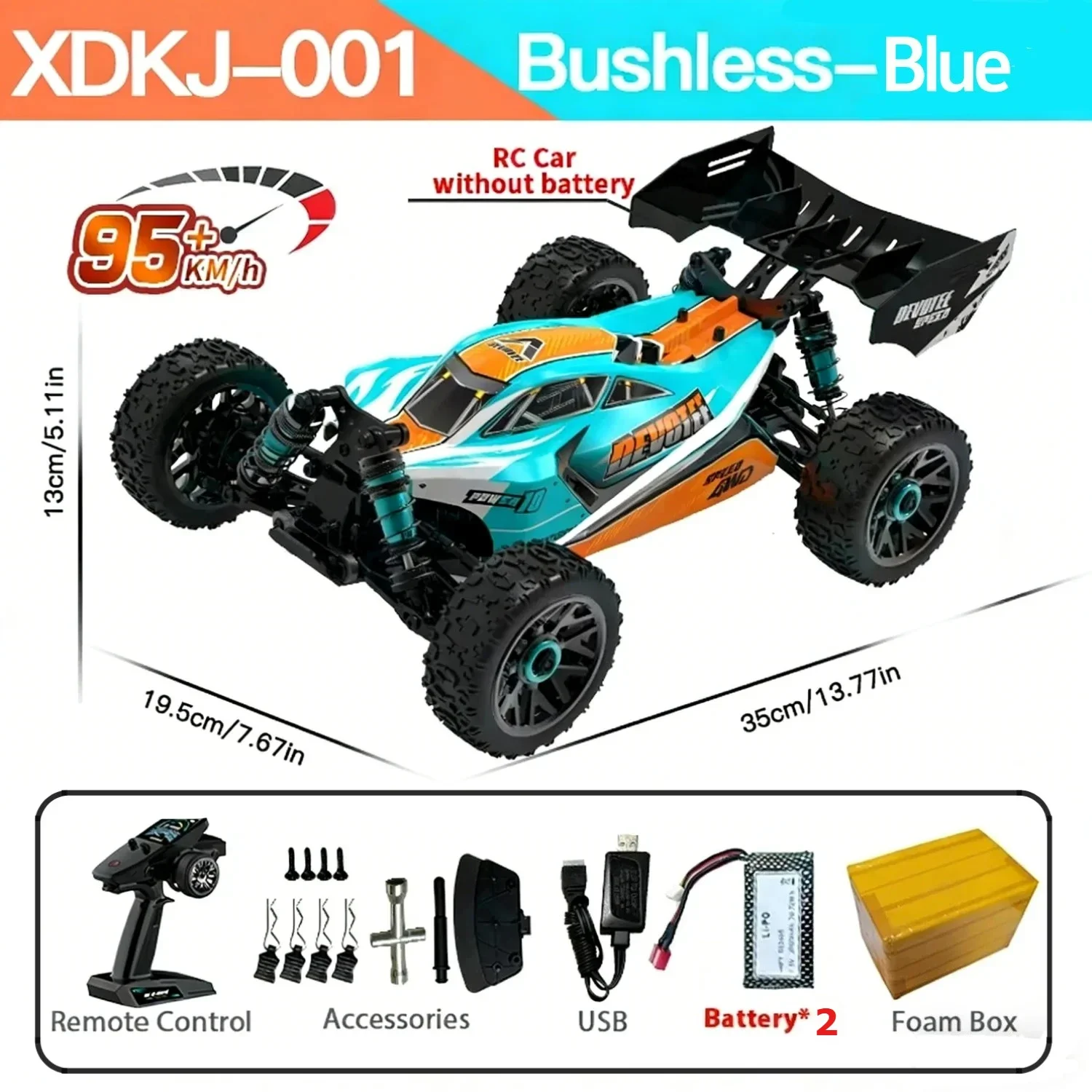Professional 95KM/H 4WD RC Cars 3S Racing Car 1/14 Brushless High Speed Competitive Drift Remote Control Toys Vs Wltoys 144010