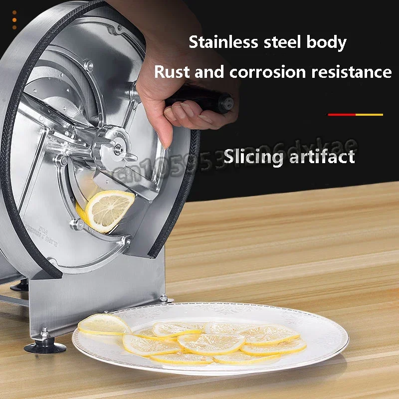 Fruit And Vegetable Slicing Machine Commercial Manual Potato  Lemon  Garlic Ginger Slicing Machine