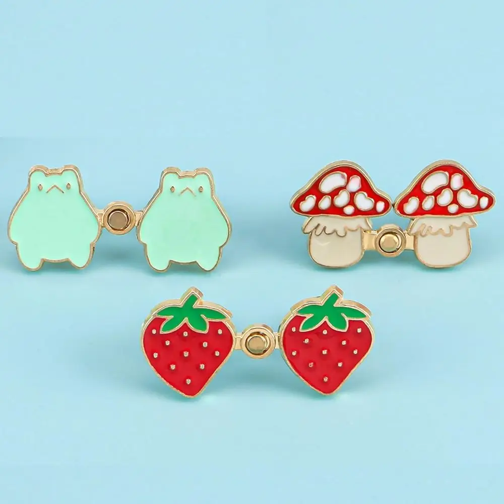 3 пары сменных джинсовых пуговиц, многоразовые джинсовые пуговицы с клубникой/лягушкой/грибом, ремонтный комплект с металлическими пуговицами без шитья, джинсы