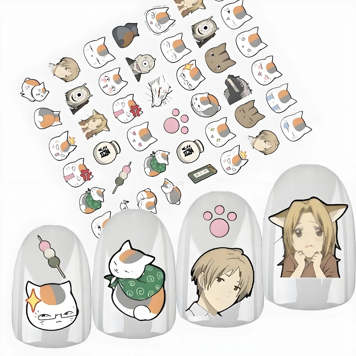 

TSC-157 なつめゆうじんちょう なつめ たかし Anime 3D Nail Art Stickers for DIY Nail Fashion