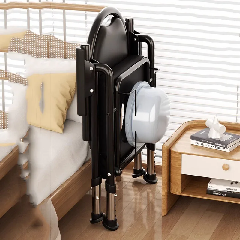 مايندر المسنين كرسي الحمام المحمول خطوة دش ومرحاض مقعد قابل للطي توفير المساحة مصمم سيلا Plegable أثاث الحمام #2