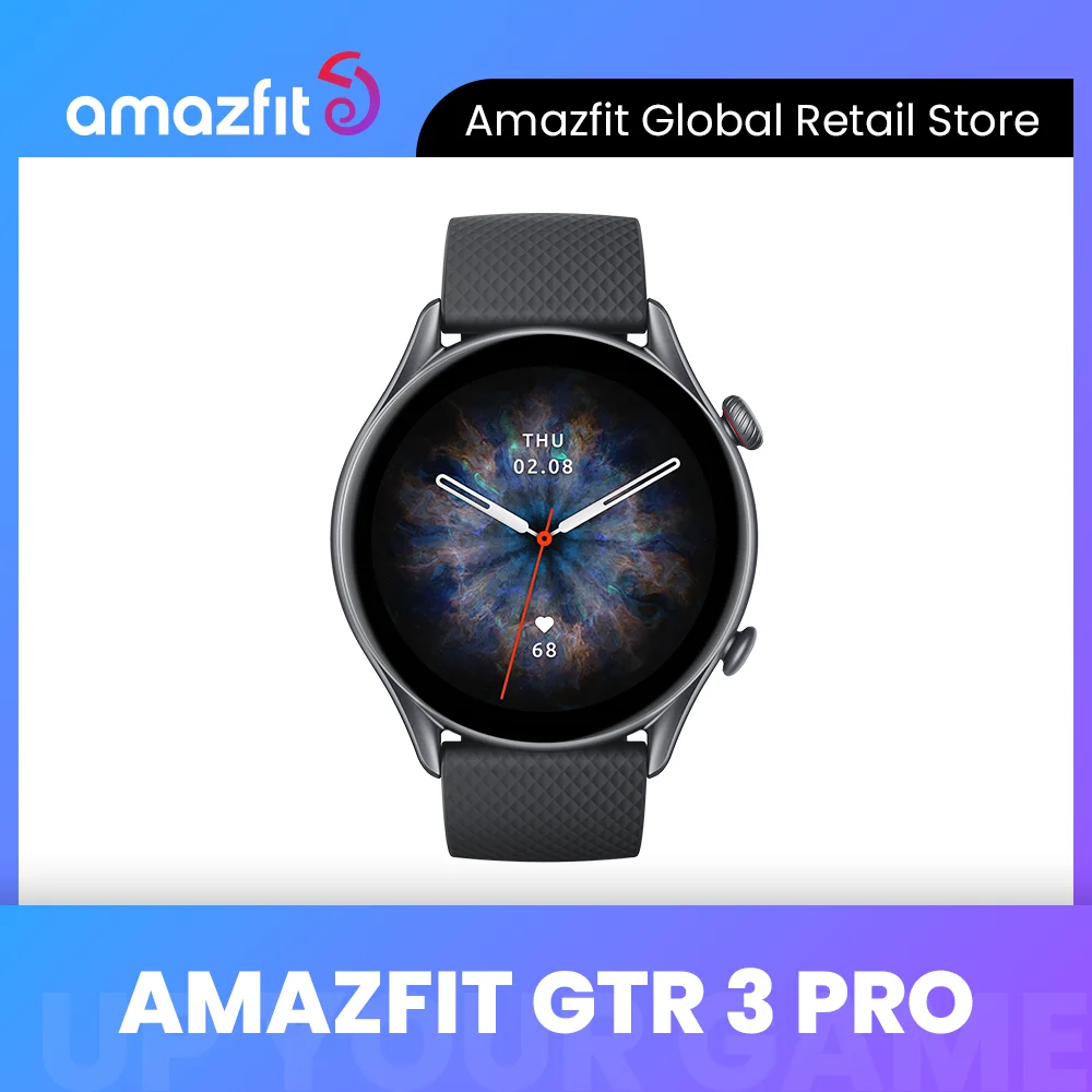 新しい Amazfit GTR 3 Pro GTR3 Pro GTR-3 Pro 46mm スマートウォッチ 150 種類以上のスポーツモード 12 日間のバッテリー寿命 スマートウォッチ iOS Android 用