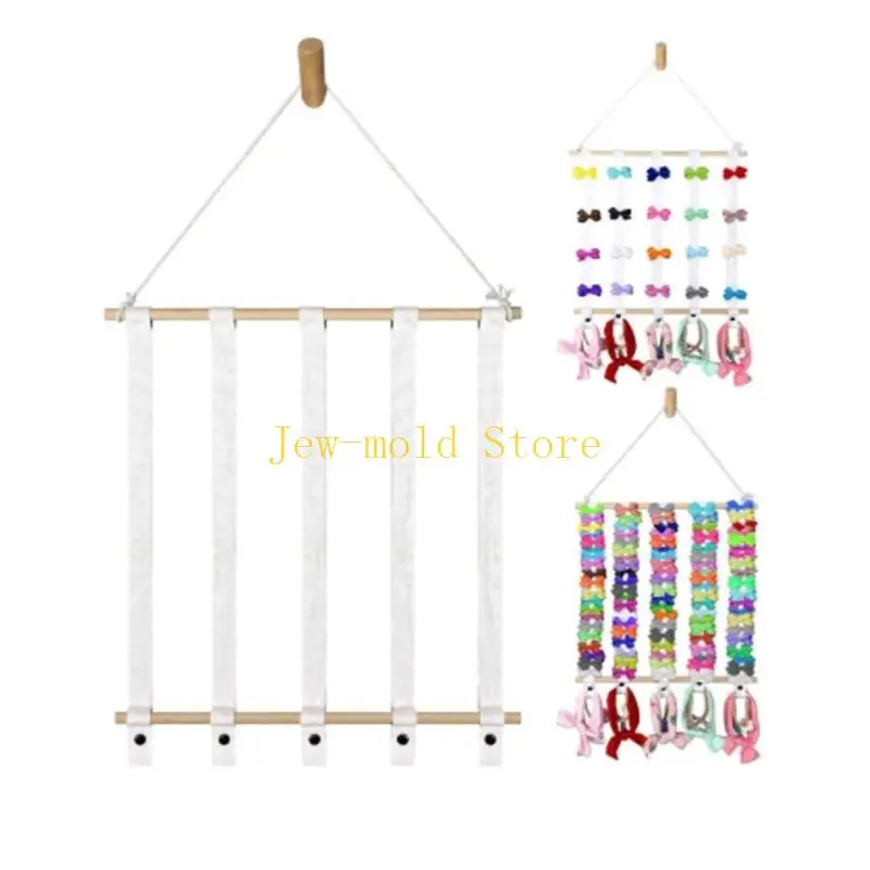 

C71B Headbands Storage Holder Hair Clips Display Hair Accessories Hanging for Girl Women Wall Home Decor