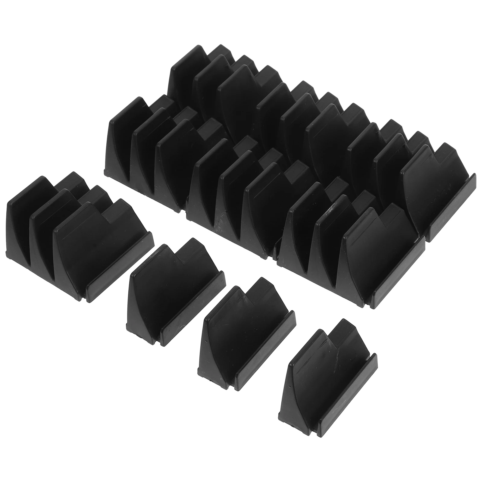 

2 Sets Wrench Storage Mount Durable Plastic Bins Spacesaving Design Individual Slots Versatile Use Workshop Home