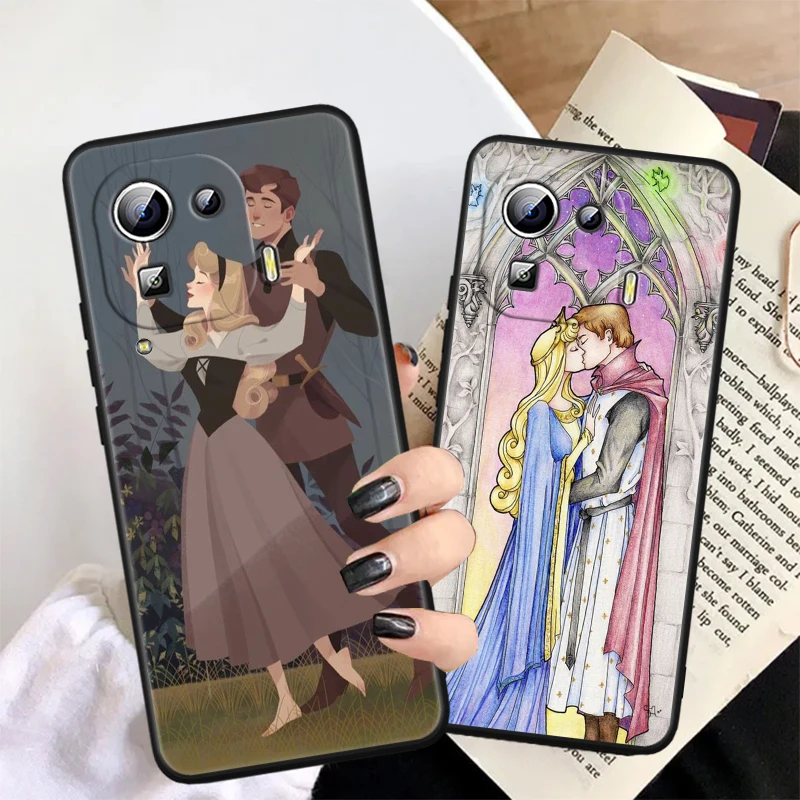 Sleeping Beauty Disney Fashion For Xiaomi Mi 14 13T 13 12T 12 11T 11i 11 10T 10 Pro Lite Ultra 5G Black Soft Phone Case