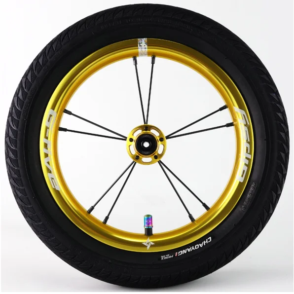 gipsy G-five ランバイク　ホイール　CSTタイヤ付き GIPSY G-FIVE SPLASH 12 inches Double Wall Pinned Rim Anodized