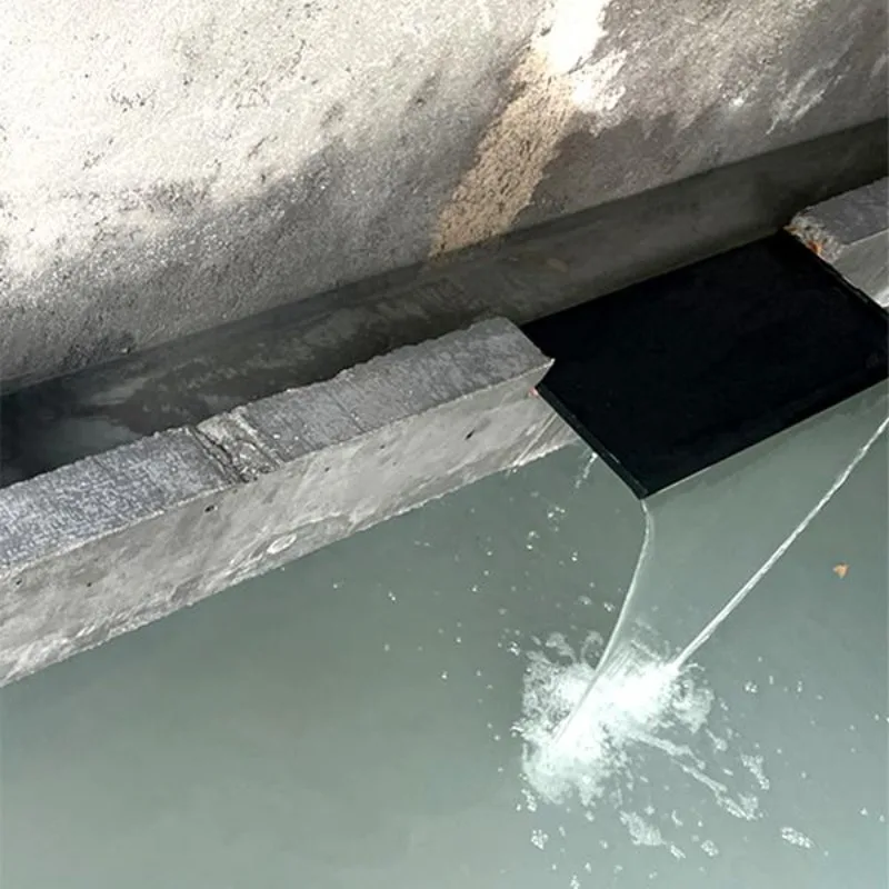 Piastra guida per uscita cascata per laghetto per pesci a forma di U in acciaio inossidabile 304 Versatoio Cascata rettangolare Fontana per piscina Lama a cascata