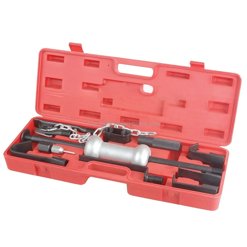 13PC Heavy Duty Dent Puller W/13lbs Slide Hammer Auto Body Truck Repair Tool Kit