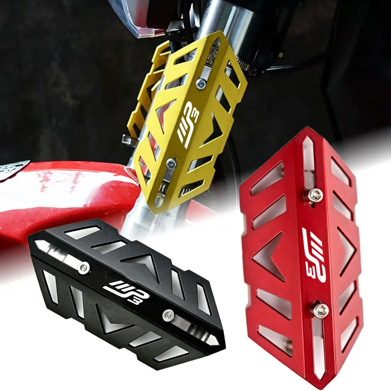 For Piaggio MP3 125 300 400 500 MP3125 MP3300 MP3500 Motorcycle front fork protective cover and exhaust pipe decorative cover