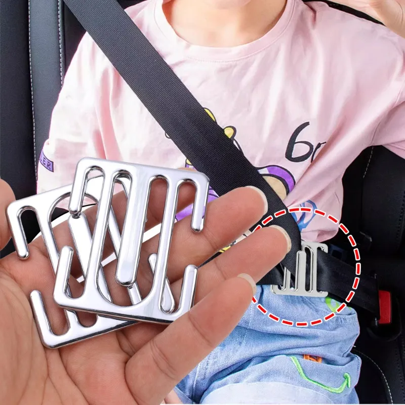 Car Child Safety Belt Fixer Adjustable Shoulder Protector Neck Belt Limiter Child Protection Seat Belt Cover Car Accessories