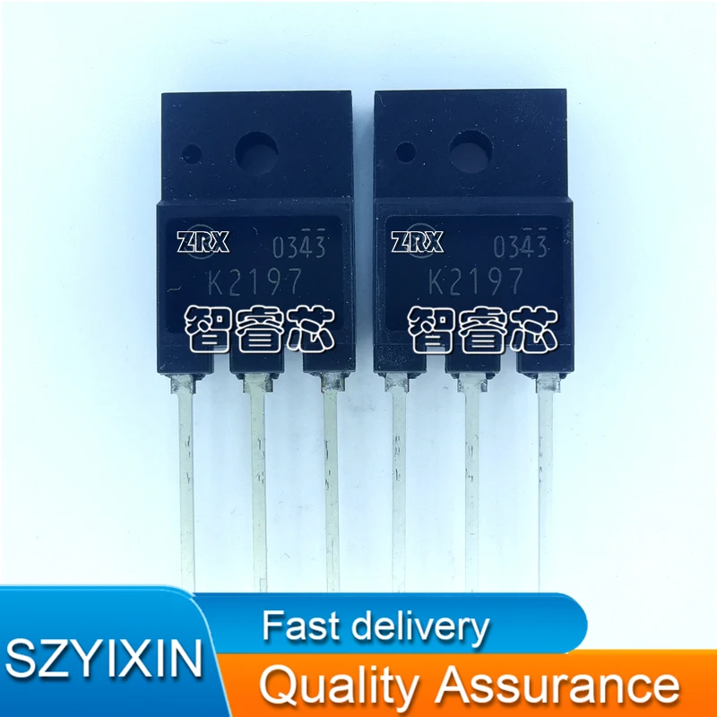 5Pcs/Lot New Original 2SK2197 K2197 new imported spot MOS field effect tube TO-3PF 500V 20A  In Stock