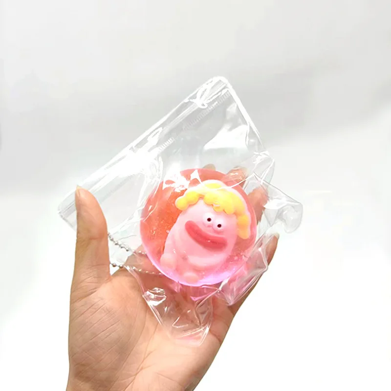 Bola de mal de maltosa para niños y adultos, juguete divertido para apretar, rebote lento, alivio del estrés, regalo de cumpleaños Kawaii