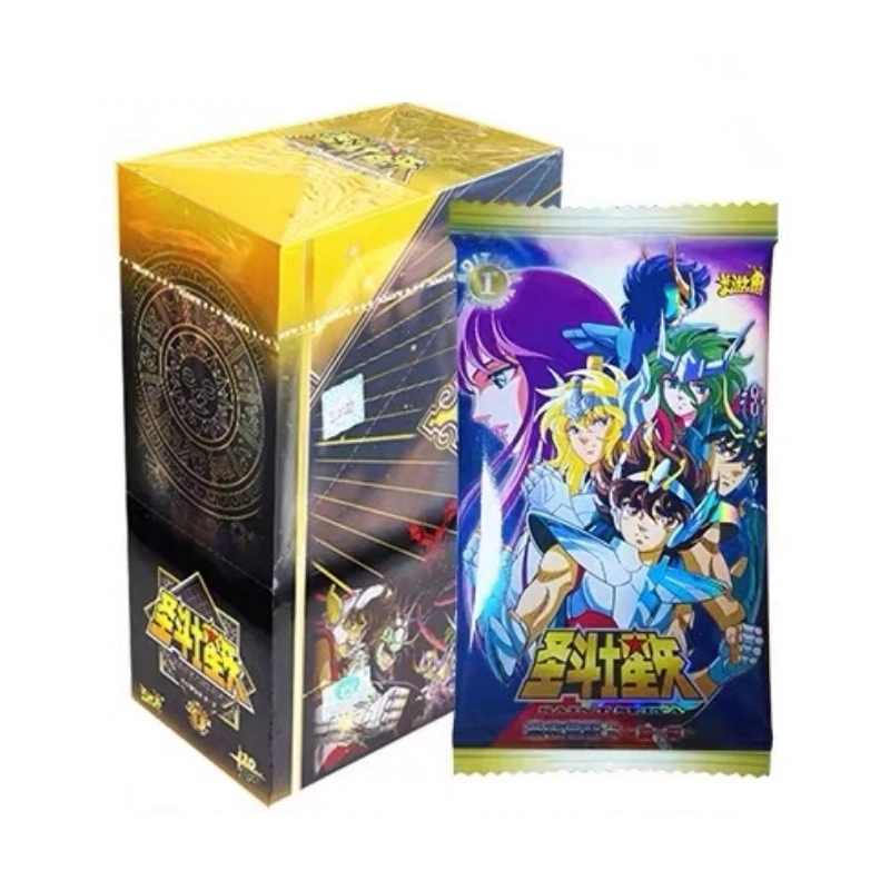 New In 90Pcs 2Styles Genuine KAYOU Card Saint Seiya Collection Classic Anime Children's Gifts Battle Game Original Box