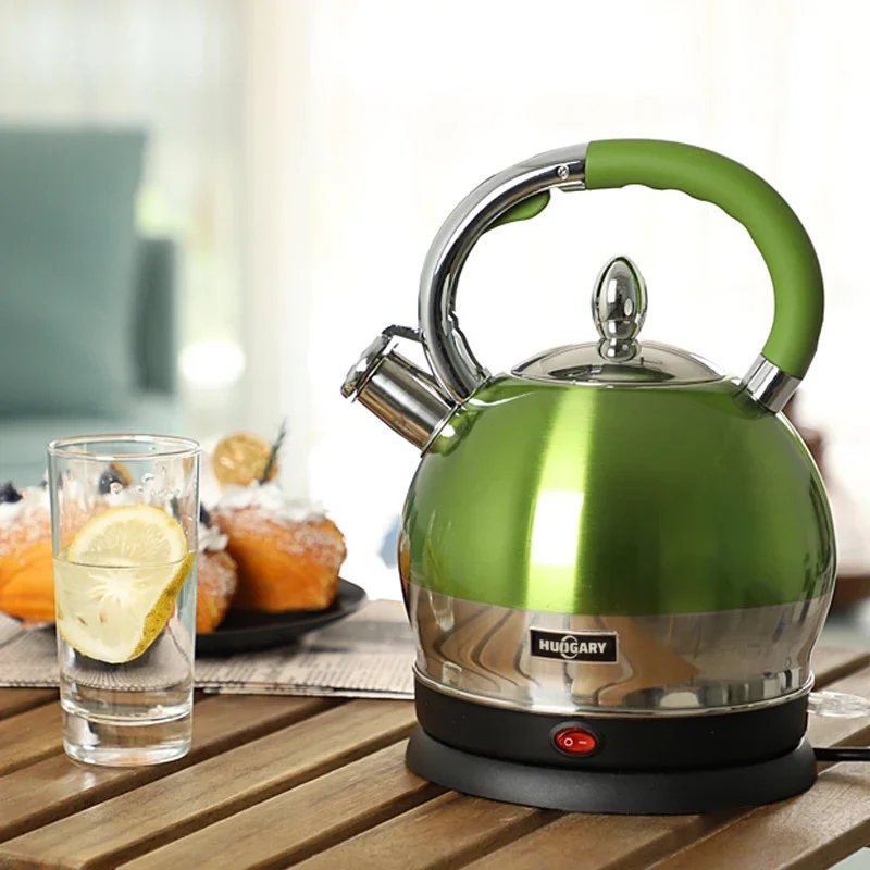 220V Retro Electric Kettle with Constant Temperature Preservation, Large Capacity and Automatic Power-off Function