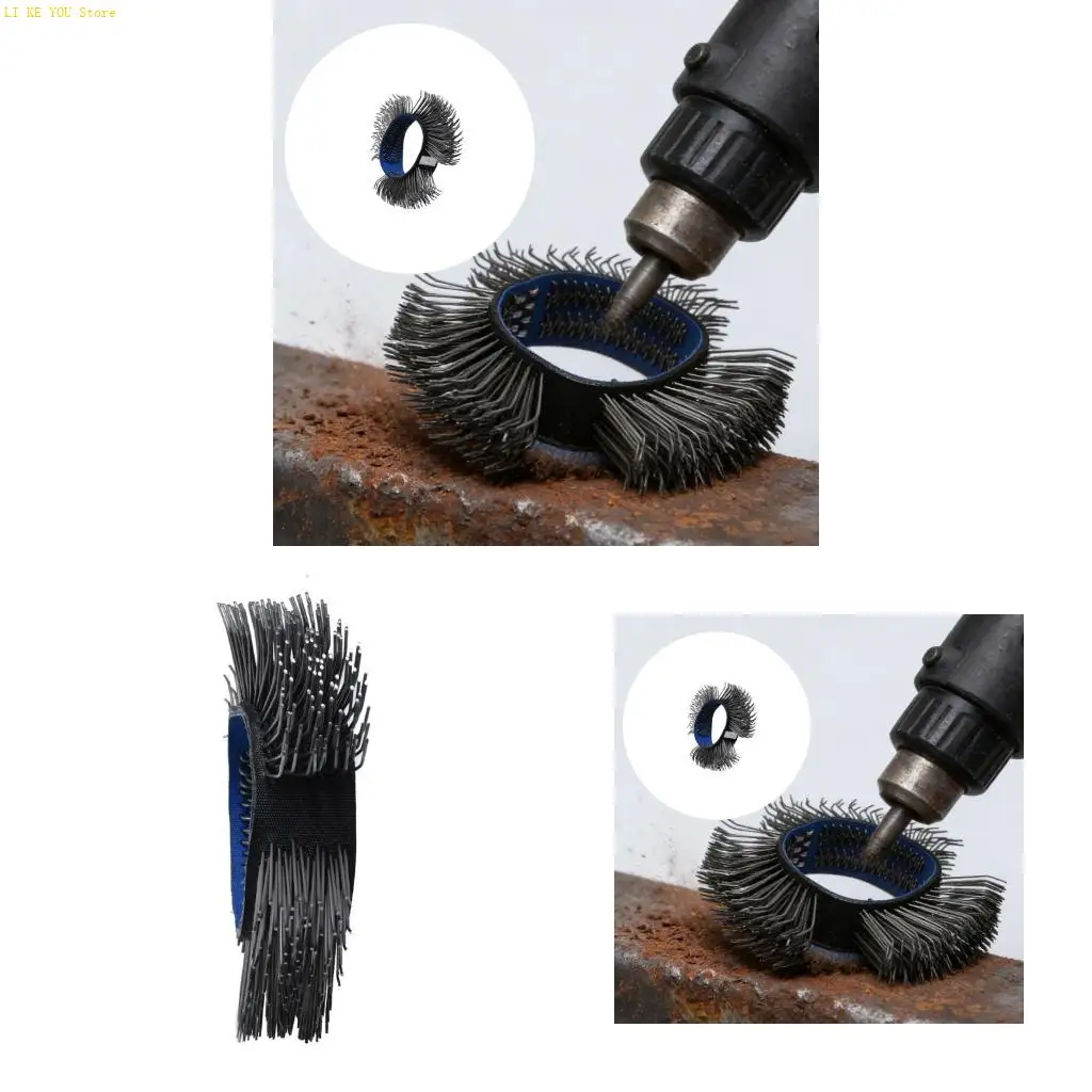 

W3JE Effective Pneumatic Wire Wheel Cleaning Brush For Industrial And Automotive Use