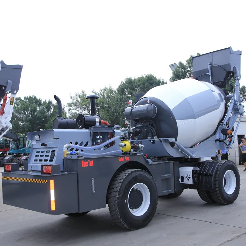 خلاط خرسانة ذاتي التحميل مباشرة من المصنع لشاحنة خلط الخرسانة والاسمنت ذاتية التحميل
