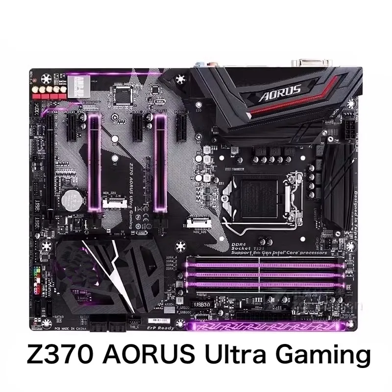 

For Gigabyte Z370 AORUS Ultra Gaming Motherboard 64GB LGA 1151 DDR4 ATX Mainboard 100% Tested OK Fully Work Free Shipping