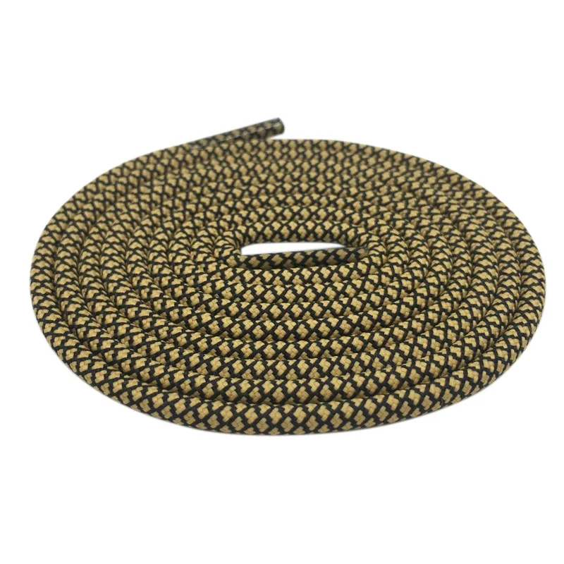 Weiou Laces Hiking Two Tone Rope Mixed Color Sweatshirt Replacement Shoelaces Polyester Sport Shoe Strings Round Ropelaces Boots