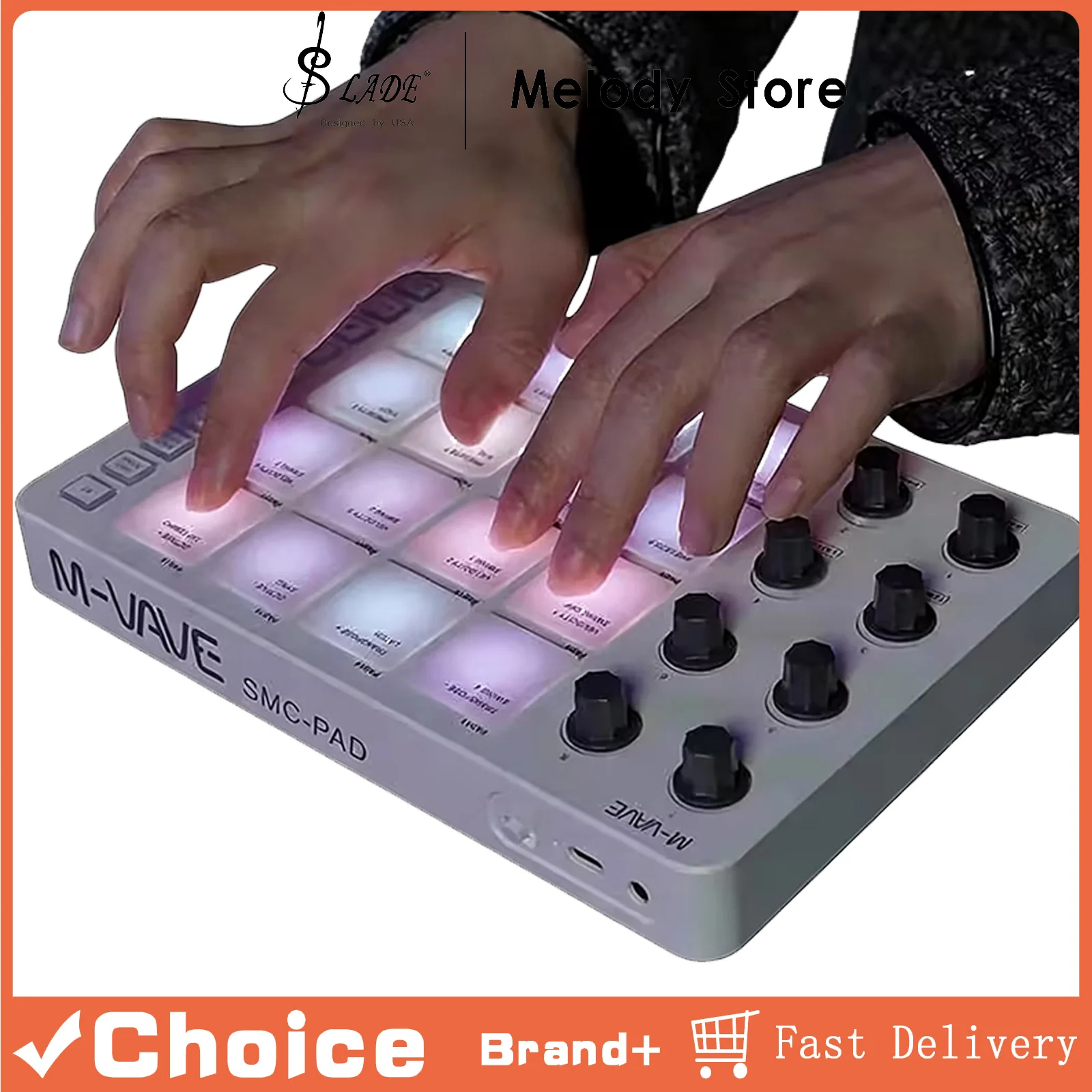 M-VAVE SMC-PAD Midi…