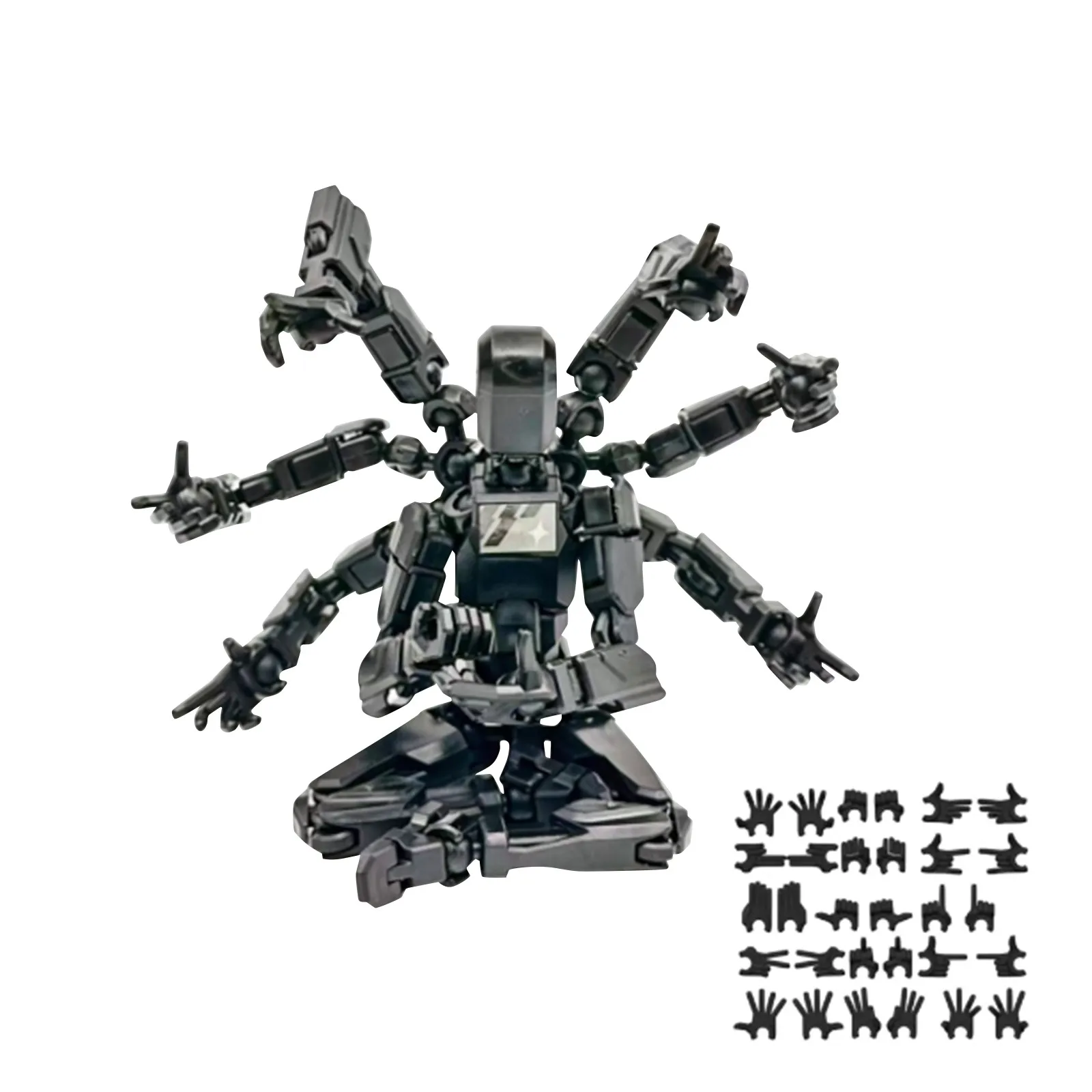 Multi-Jointed Movable Shapeshift Robot With 8 Wings Women's Accessories 3D Printed Mannequin Dummy 6 Action Figures Toys Kids