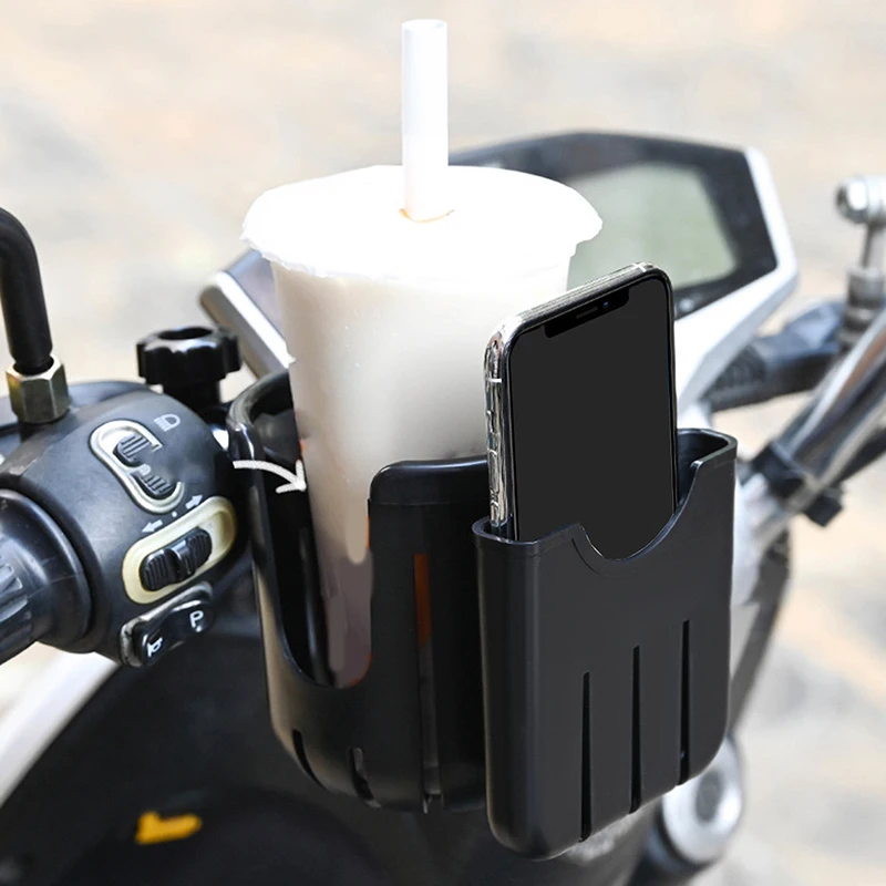 1Pc 2-in-1 Universal Stroller Holder - Infant Bottle & Cup/Phone Holder, DIY Accessory