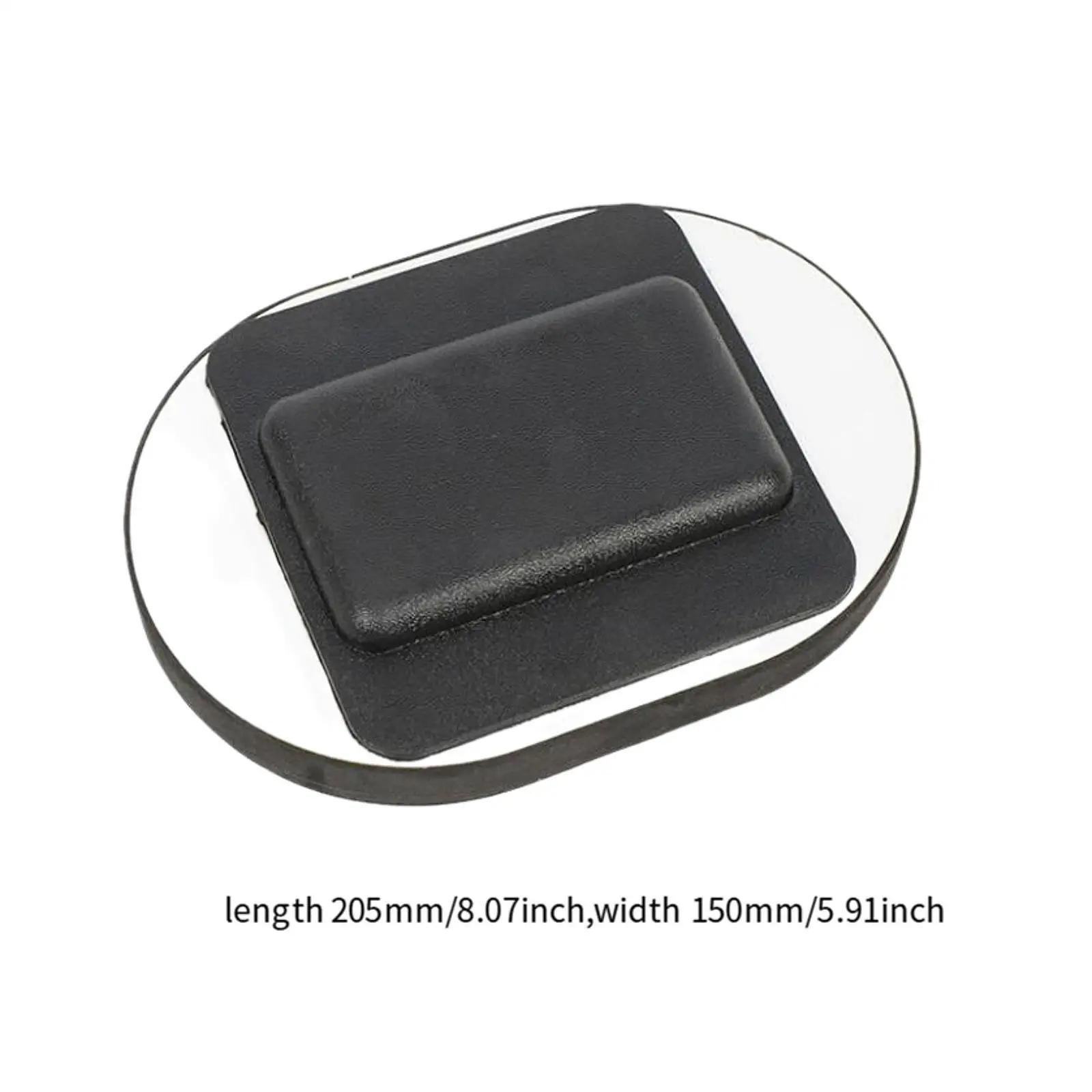 Drum Mutes Kick Pad Silent Bass Dampener Rubber Wood Practice Percussion Accessory for 18 22 Inch Drums