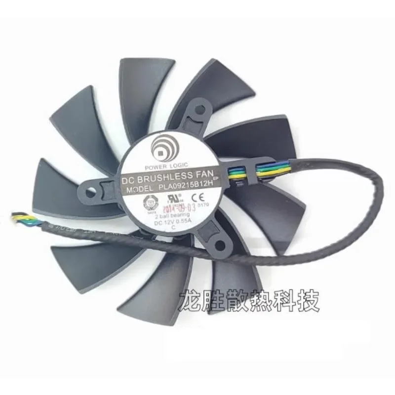Original CPU Cooling Fan For HP GTX1060 3G/6G ITX PLA09215B12H Graphics Card Cooling Fan