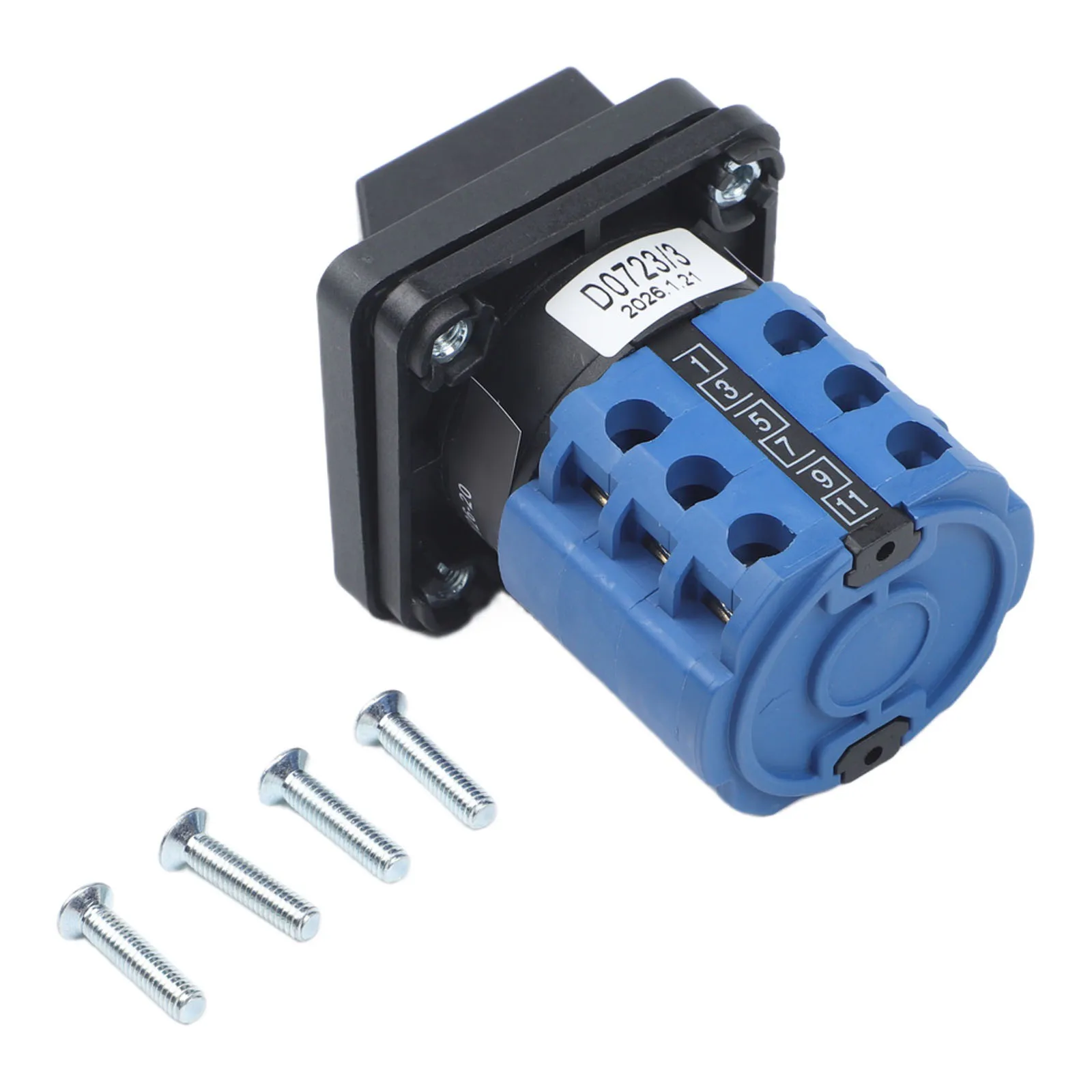 For Industrial Applications 4mm Mount Hole Dia Rotary Cam Switch 3 Position Switch Fine Workmanship 20A Current