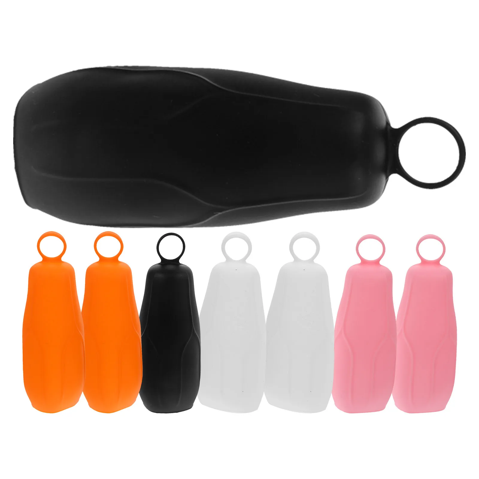 8 stuks siliconen reisfleshoezen lekvrije toiletartikelen container shampoo lotion covers herbruikbare draagbare hervulbare kleine