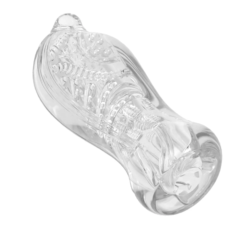 Male Masturbator Soft Pussy Adult Endurance Exercise Sex Products Transparent Vagina Vacuum Sucking Pocket Cup Sex Toys for Men