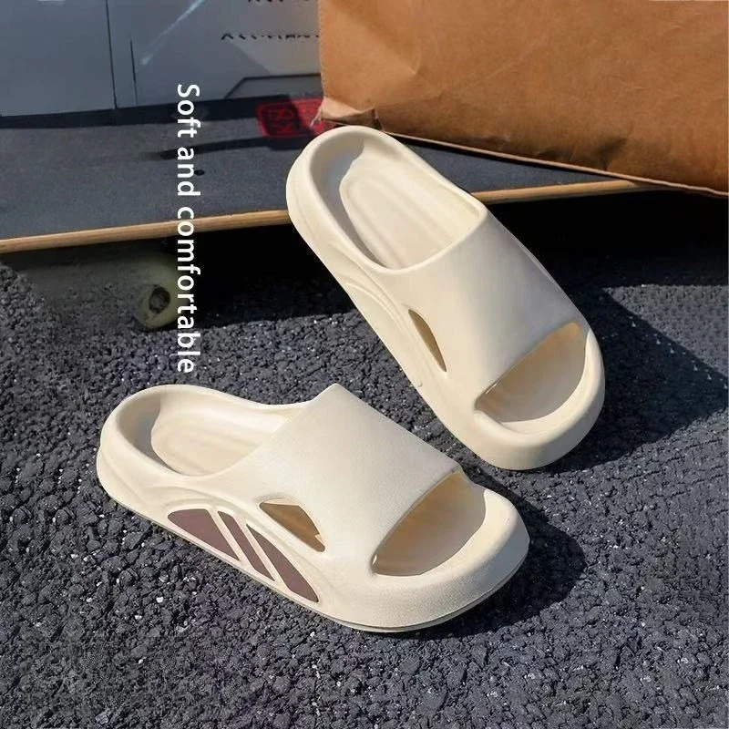 

Мужские шлепанцы на толстой подошве «Cushiony» — противоскользящие, мягкие, весовые, без запаха, для домашнего использования и занятий спортом на открытом воздухе летом