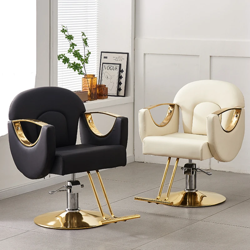 

Hair Salon Beauty Barber Chairs Swivel Rolling Pedicure Ergonomic Barber Chairs Makeup Office Silla Tattoo Furniture HD50BC