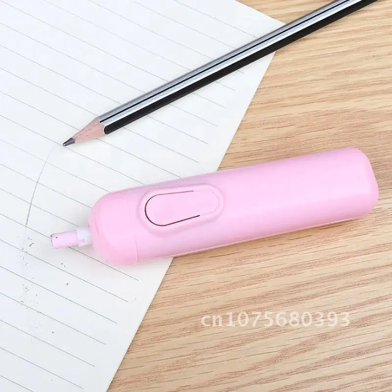 Electric Eraser Battery Operated Automatic School Supplies Leather Stationery Child Day Gift office tools School.