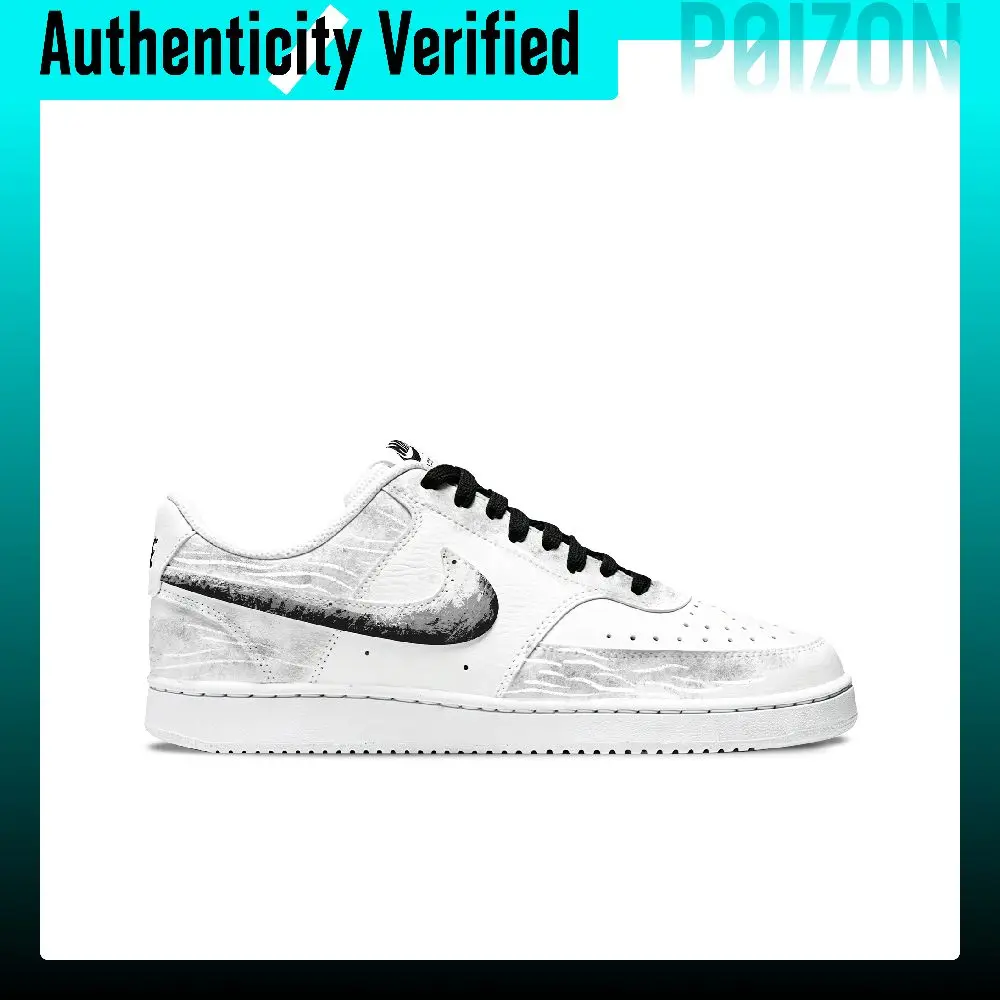Nike Court Vision Skate Shoes Unisex Low-top White/Gray DH2987-101（Team2213-）
