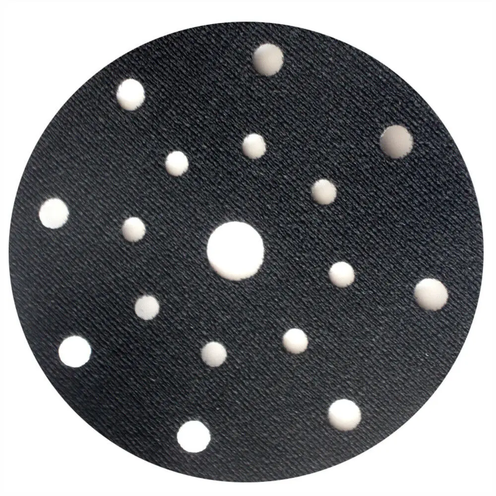6" Inch 150mm 17 Hole M8 Thread Hook & Loop Backing Pad / Soft Sponge Interface Pad Abrasives Grinding and Polishing