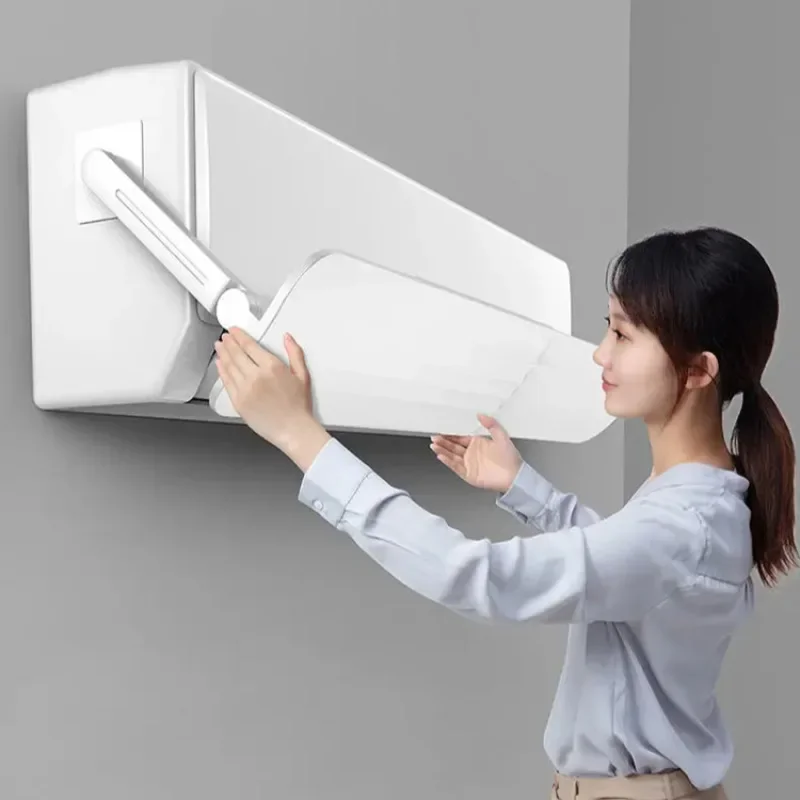 Adjustable Air Conditioning Wind Deflector Cover Windshield Air Conditioner Tools Air Baffle Shield Home Office Accessories