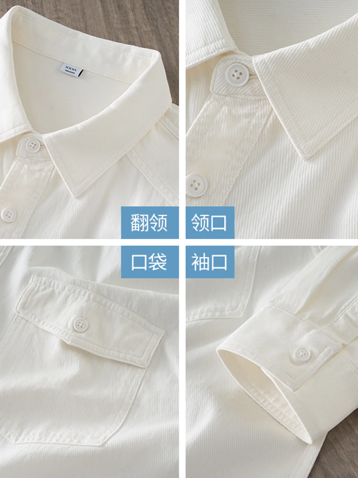 DUKEEN Schwergewichts-Arbeitskleidungsoberhemd für Herren 2025, 100 % Baumwolle, lockere Passform, langärmelige Button-Up-Jacke, Frühlings- und Herbst-Freizeithemd